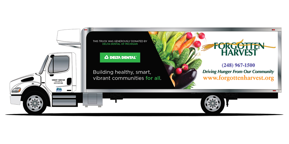 Delta Dental gifts Forgotten Harvest new food delivery truck, reaching more homes