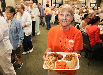 Serving Smiles to Seniors lunch