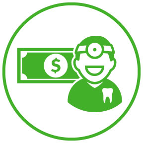 Direct deposit dentist icon